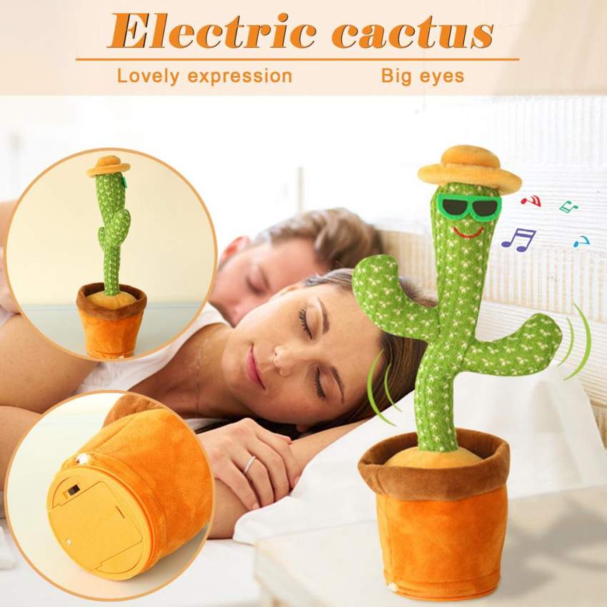 Cactus toy rechargeable dancing singing repeating Rs 575 - 4 - Others  on Aster Vender