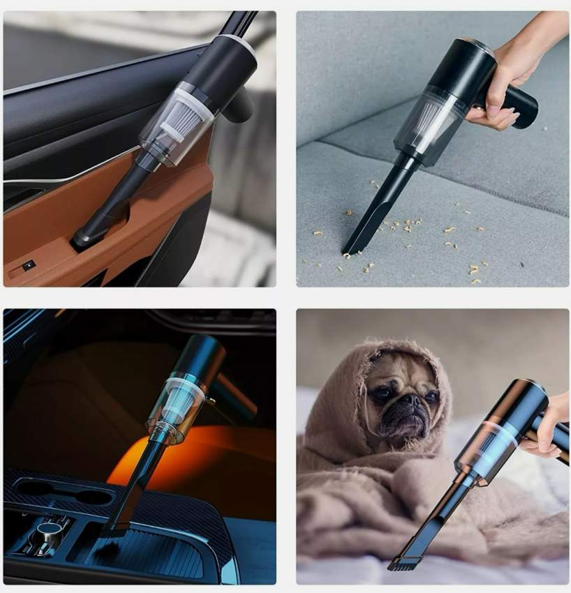 Rechargeable vacuum cleaner portable home car office  - 3 - Others  on Aster Vender