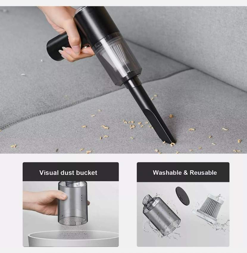 Rechargeable vacuum cleaner portable home car office  - 8 - Others  on Aster Vender