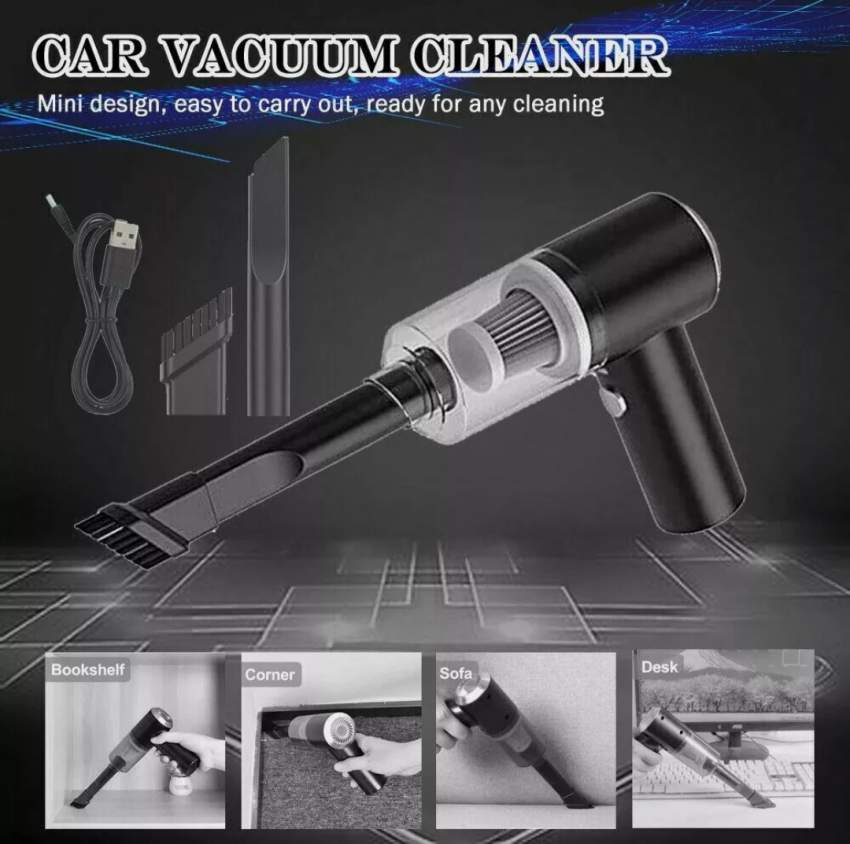 Rechargeable vacuum cleaner portable home car office  - 6 - Others  on Aster Vender