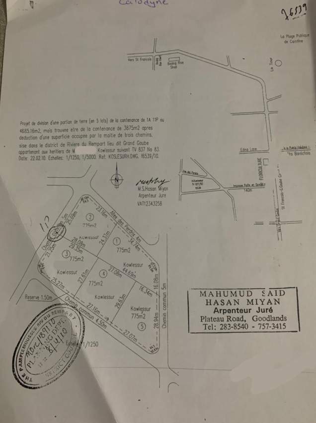 Land For Sale 20 perches Calodyne - 0 - Land  on Aster Vender