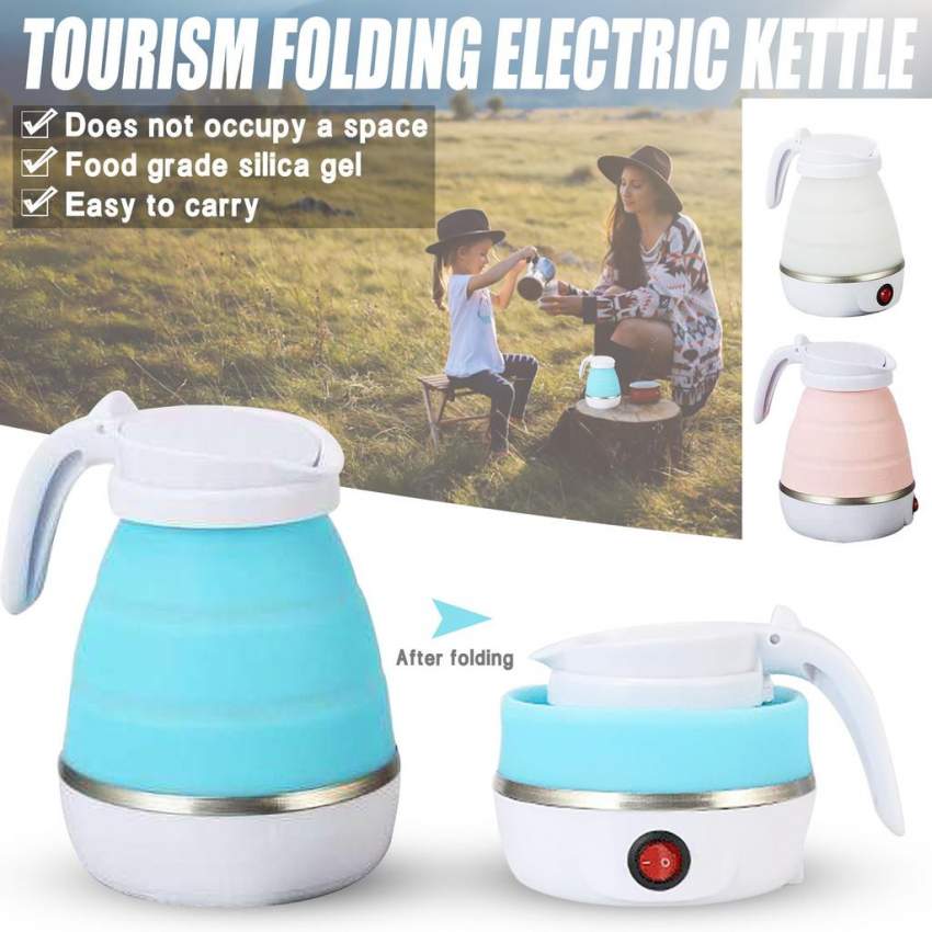 Silicone kettle electric 600ml Rs600 foldable - 4 - Others  on Aster Vender
