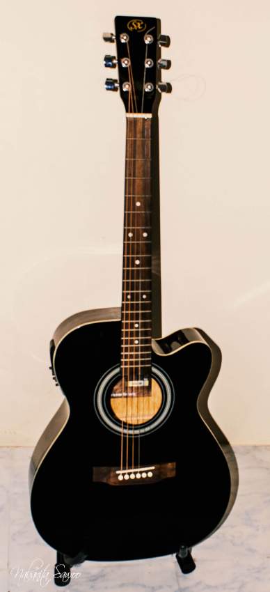  SX SD2 Acoustic/Electric Guitar | Black - 0 - Accoustic guitar  on Aster Vender