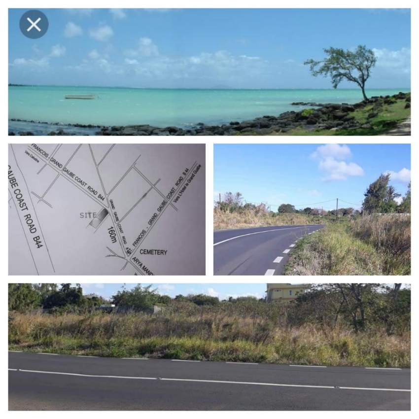 Residential plot for sale in coastal main road. 5 mins to the beach. on Aster Vender