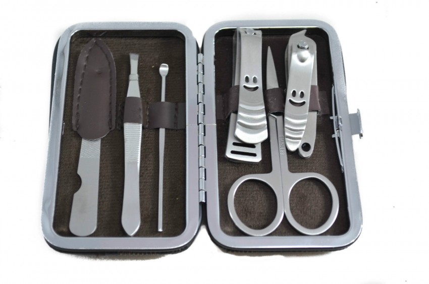 6 Piece Nail Care Cutter Pusher Clipper Manicure Kit Case Gift Set - 0 - Gift Sets  on Aster Vender