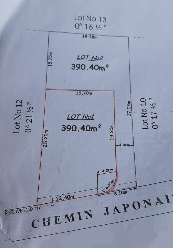 Residential Land for sale at Pointe aux piments - 2 - Land  on Aster Vender