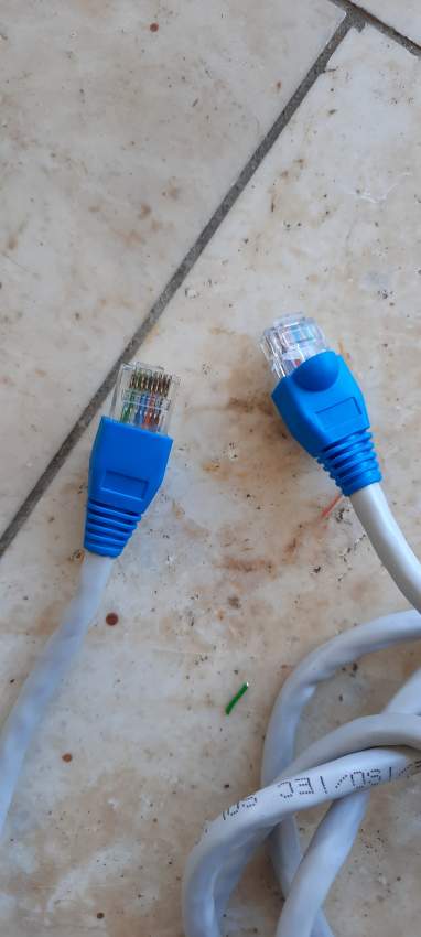 Data Cable Cat 6 with RJ45 Connectors 5 m (Better than Cat 5e /Cat 5)