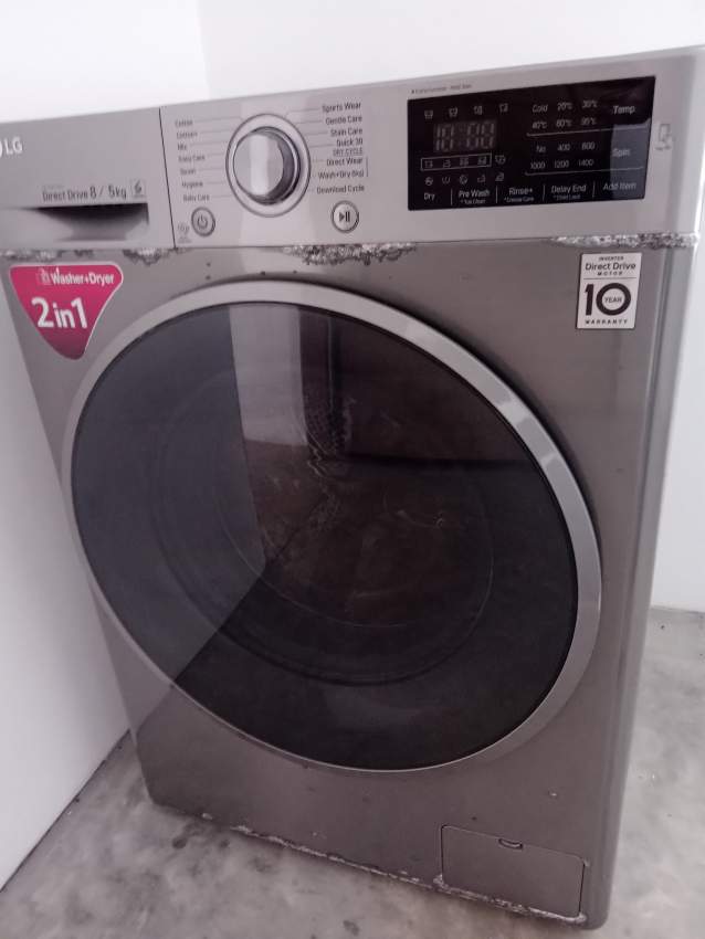 MACHINE À LAVER/ SÈCHE LINGE LG INVENTER DIRECT DRIVE 8+5KG - 2 - All electronics products  on Aster Vender
