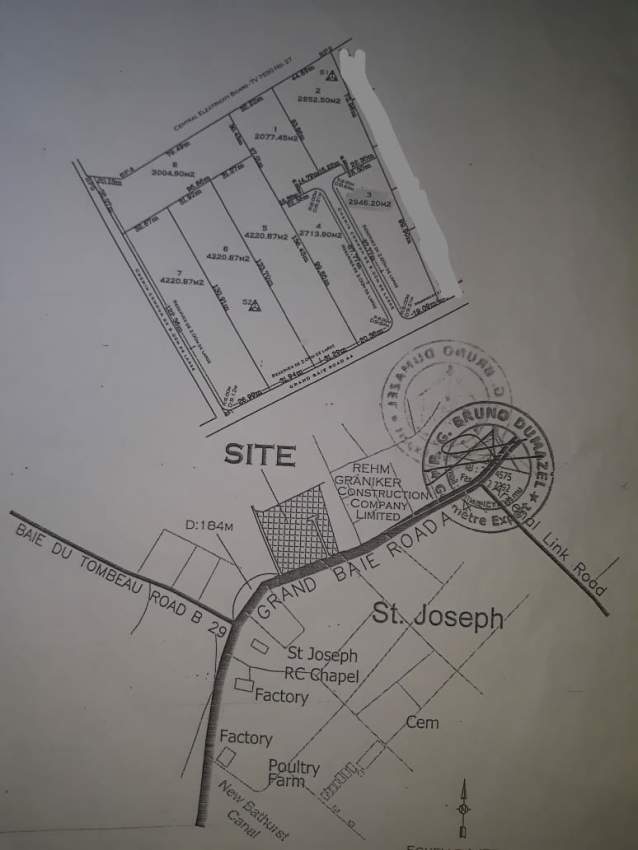 69.5 perches land for sale on main road St Joseph- Arsenal  - 1 - Land  on Aster Vender