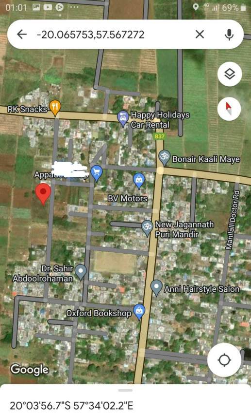 For sale 12 perches residential land in Morcellement St Andre on Aster Vender