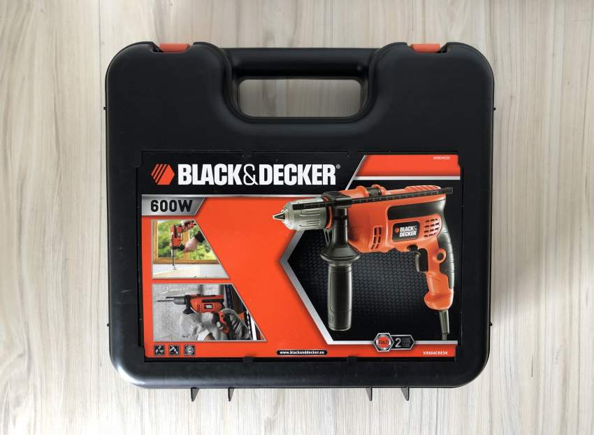 Black & Decker Hammer Drill - 600W - 0 - All Hand Power Tools  on Aster Vender