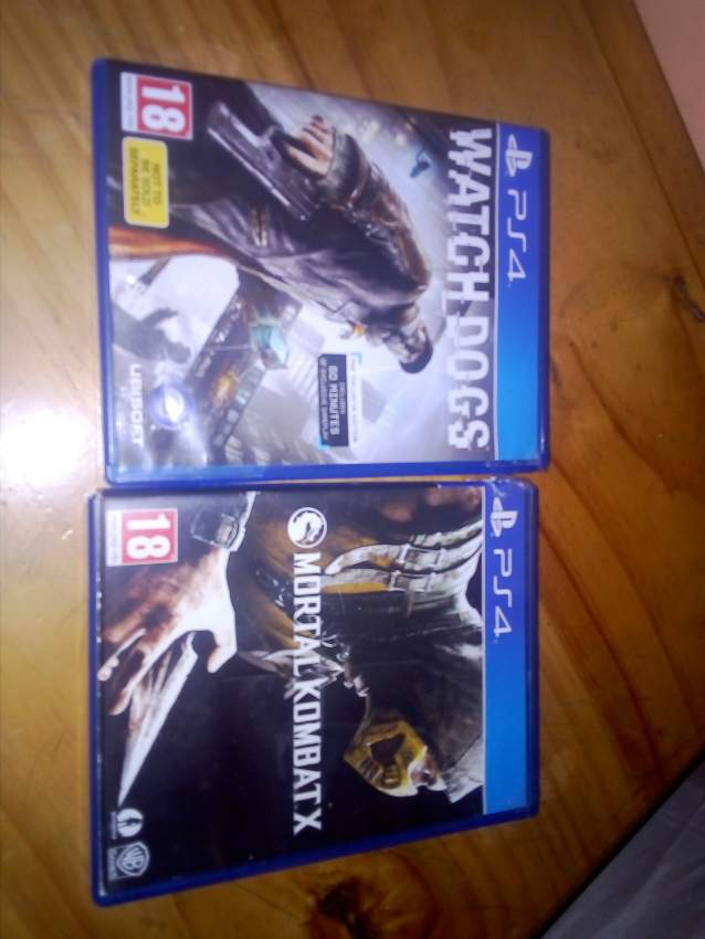 watche dogs and mortal comdat x - 0 - PS4, PC, Xbox, PSP Games  on Aster Vender
