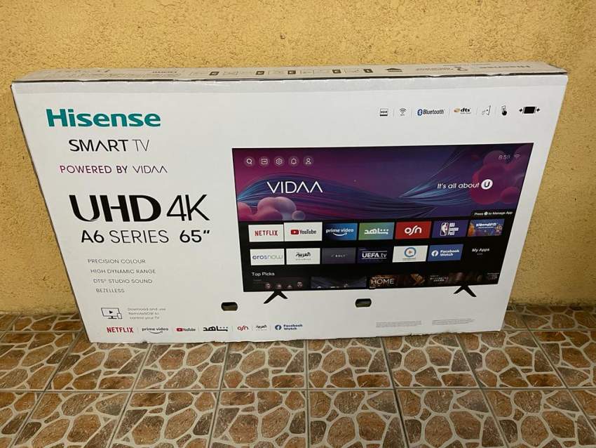 HISENSE 65” 4K UHD 2022 A6 Series  - 1 - TV Box  on Aster Vender