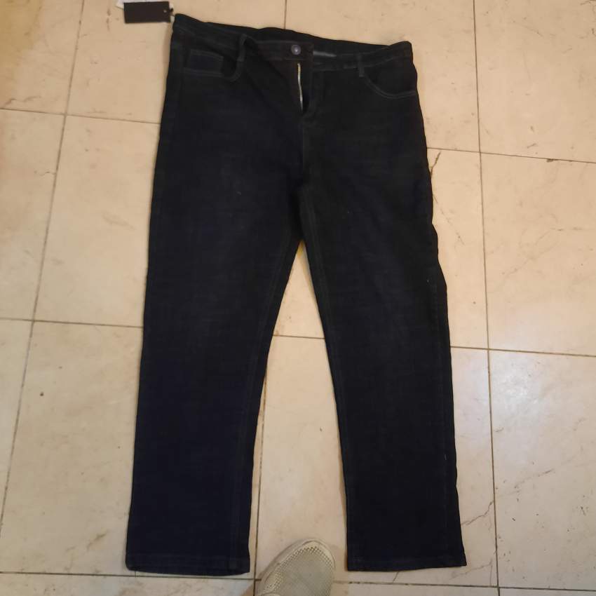 Denim Jeans Black Color Strech  (Delave) Size 38 - Pants (Men) on Aster Vender