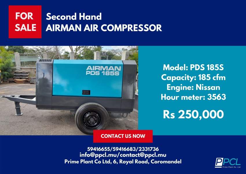 Airman Air Compressor on Aster Vender