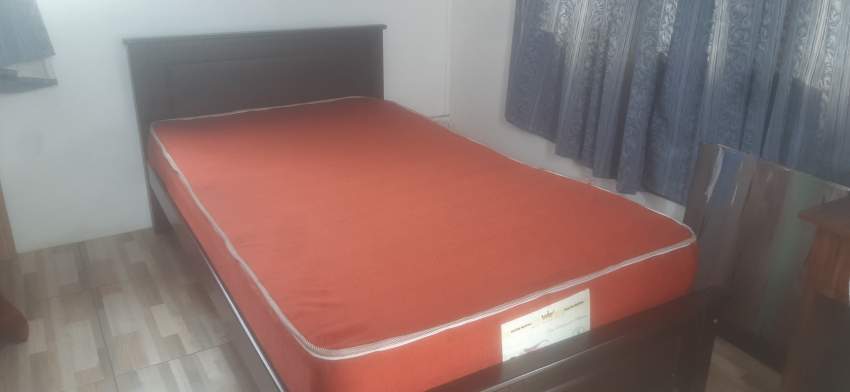 Wooden Adult single bed (free mattress) - 2 - Bedroom Furnitures  on Aster Vender