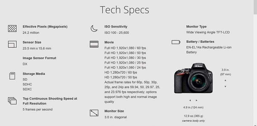 Nikon D-3500 DSLR camera  - 4 - All electronics products  on Aster Vender
