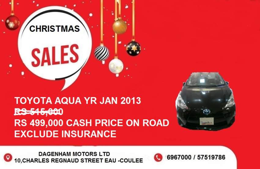 TOYOTA AQUA on Aster Vender