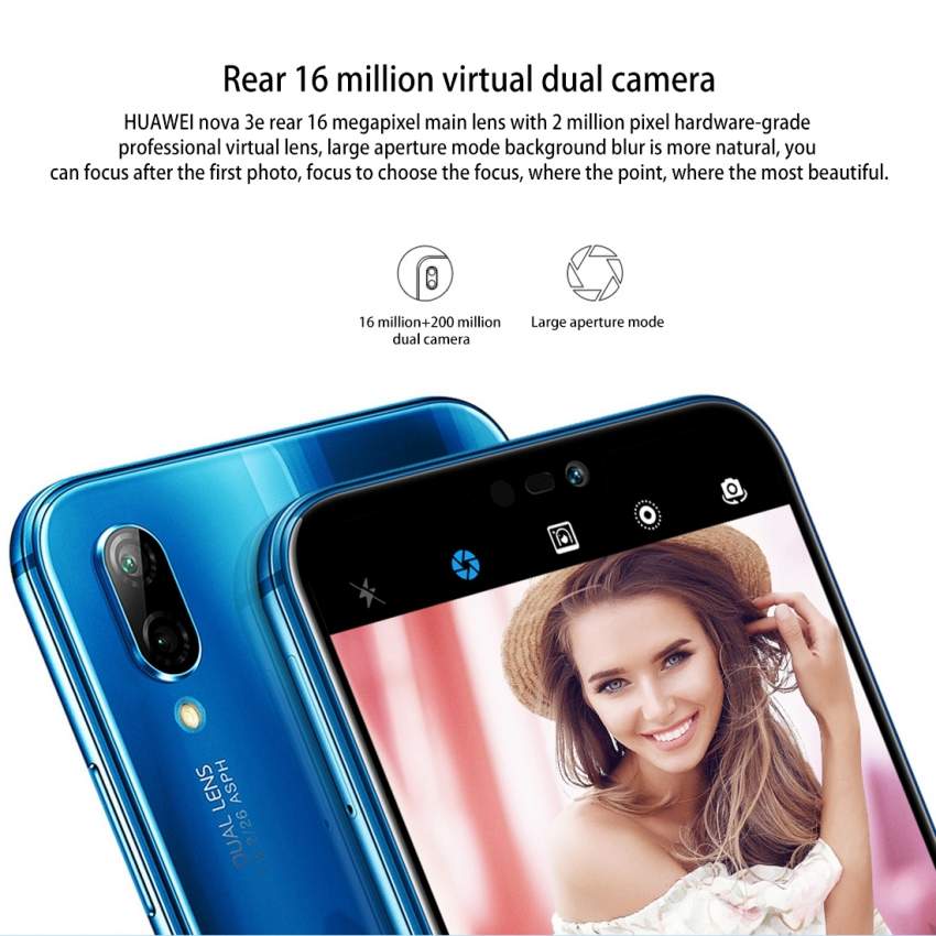 Huawei P20 Lite 4GB+128GB  - Rose doré - 2 - Android Phones  on Aster Vender