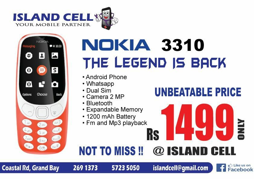 Promotion Nokia 3310 on Aster Vender