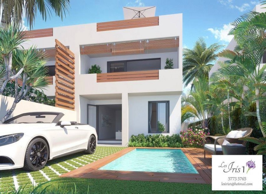 Nouveau projet de 4 duplex (2 & 2) dans un très beau quartier résidentiel de Ruisseau Palmyre, Flic-en-Flac on Aster Vender