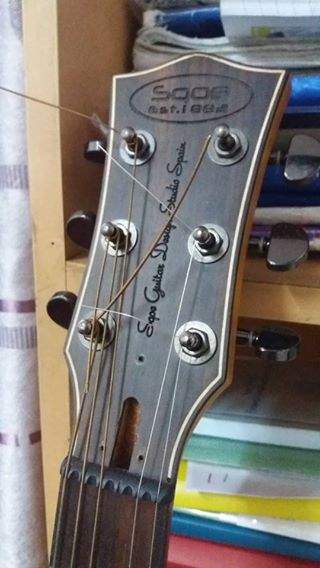 SQOE F Acoustic guitar with pickup and can be amplified. (Bag included on Aster Vender