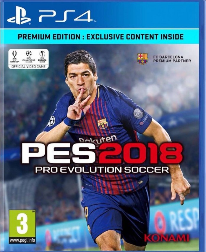 Pro Evolution Soccer 2018 - Internationally released on 12.09.2017. Available in Mauritius. Original price Rs 2400. Discount Rs 500 for initial release. - 0 - PlayStation 4 Games  on Aster Vender