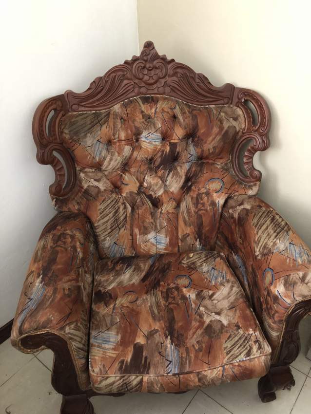 VENDU Set de Sofa Bois Teck - 1 - Living room sets  on Aster Vender