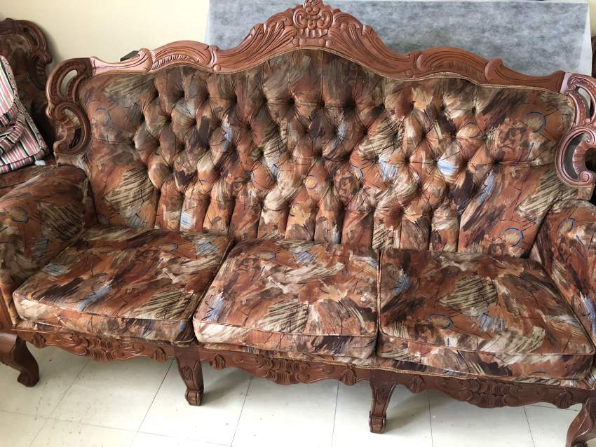 VENDU Set de Sofa Bois Teck - 0 - Living room sets  on Aster Vender