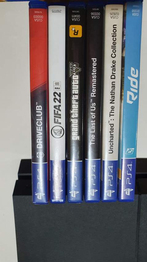 PS4 1 TB + 1 controller + 6 PS4 games - 3 - PlayStation 4 (PS4)  on Aster Vender