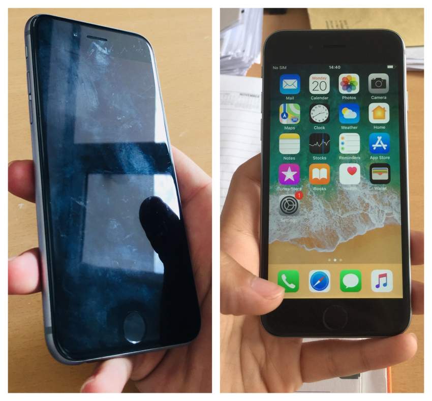 Iphone 6s 64 GB No scratch Rs 11 000. Call on 57616716 - 0 - iPhones  on Aster Vender