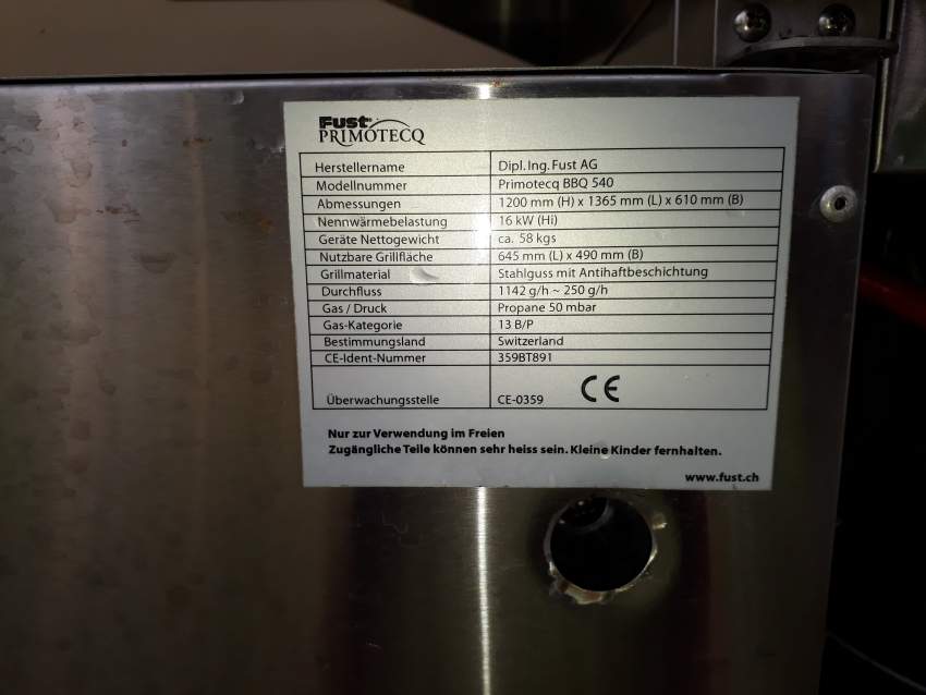 Primotecq BBQ grill  5 bruleurs - 1 - Garden Furniture  on Aster Vender