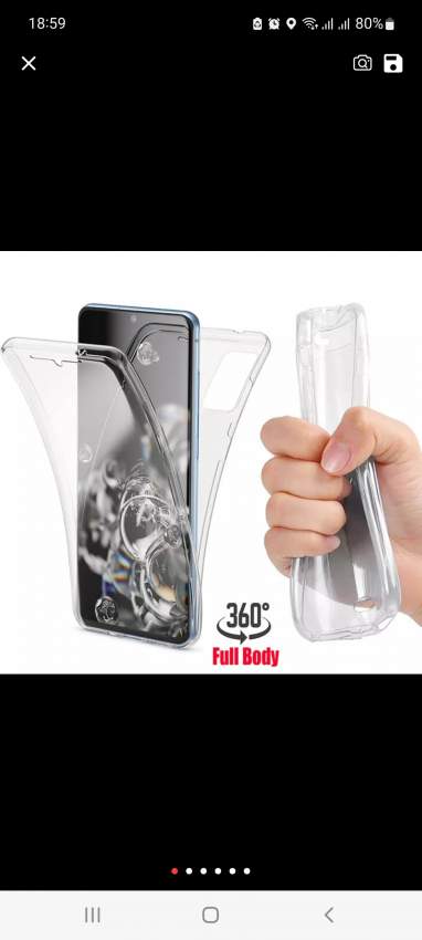 Samsung Galaxy A51 Coque Silicone Intergrale 360° (Front & Back)
