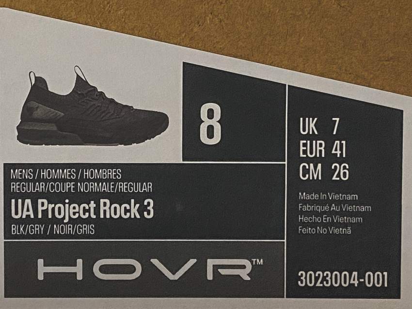 UNDER ARMOUR PROJECT ROCK 3 - 4 - Sports shoes  on Aster Vender