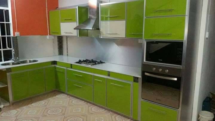 New aluminium kitchen furniture with accessories contact on 57567769 at AsterVender