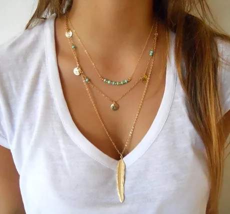 Three layer necklace 