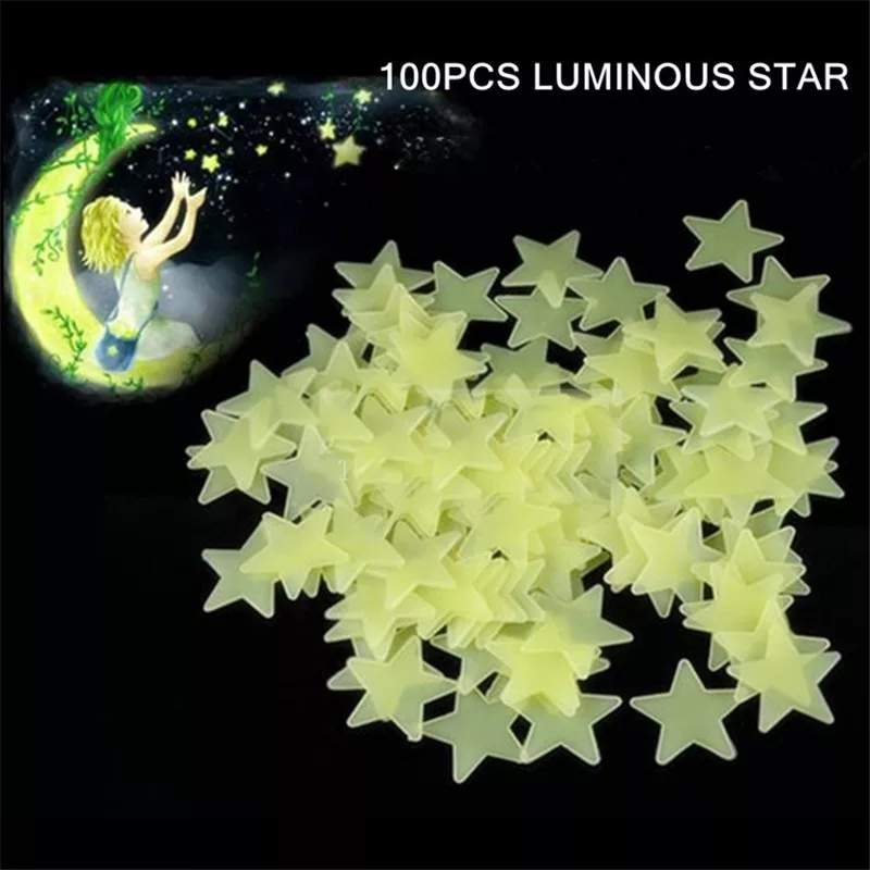 Glowing stars sticker 
