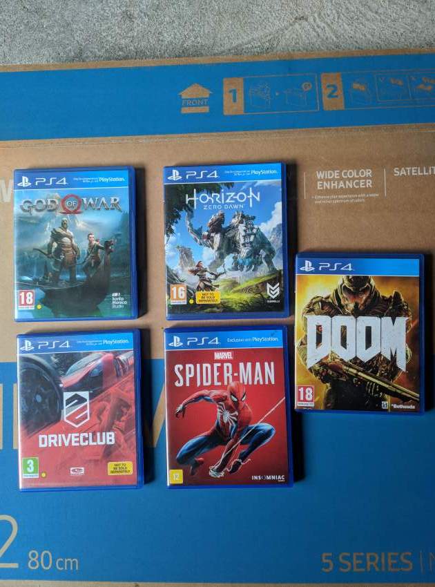 5 PS4 games  - 0 - PS4, PC, Xbox, PSP Games  on Aster Vender