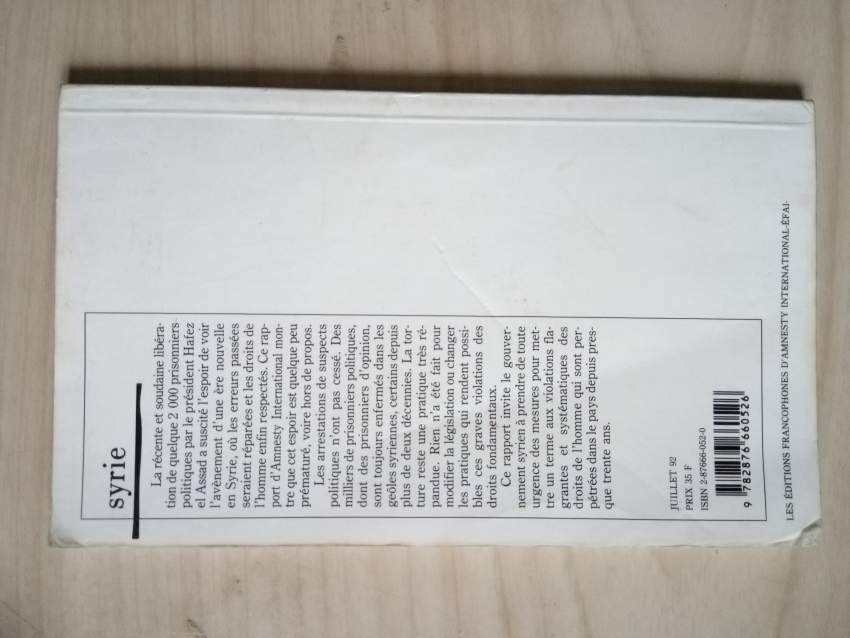 Amnesty International Reports - 1 - Technical literature  on Aster Vender