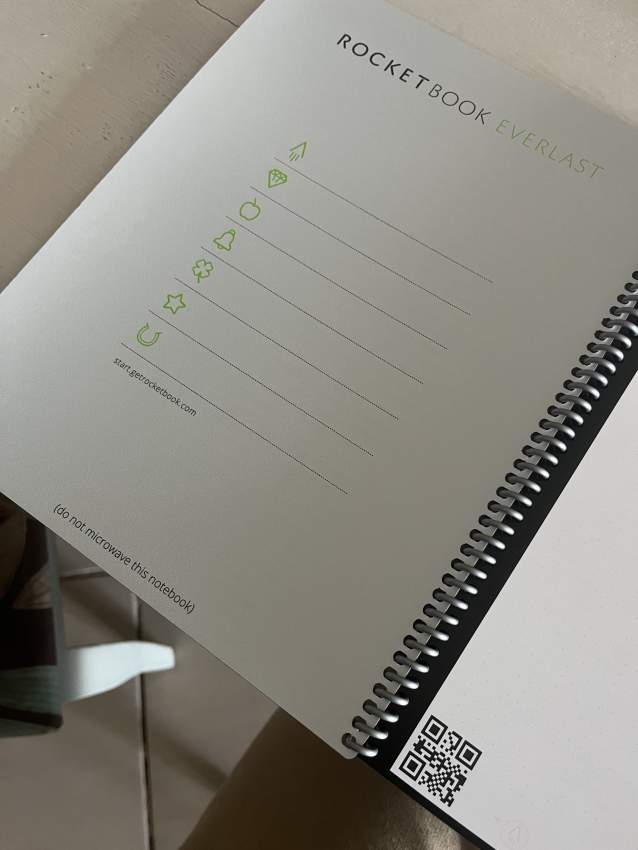 Rocketbook notebook- reusable and online - 2 - Notebooks  on Aster Vender