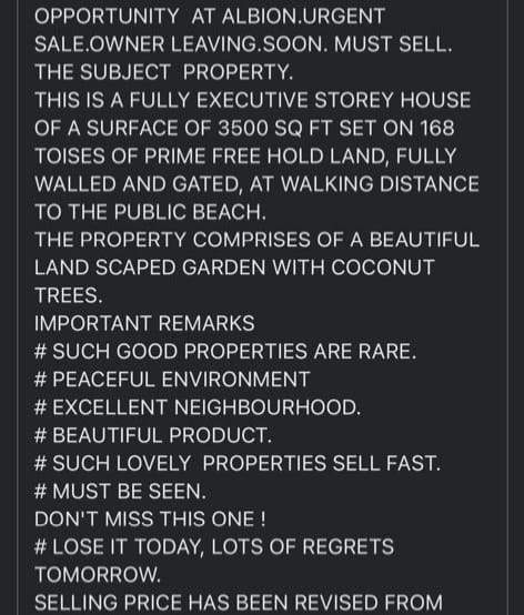 house for sale - 1 - House  on Aster Vender