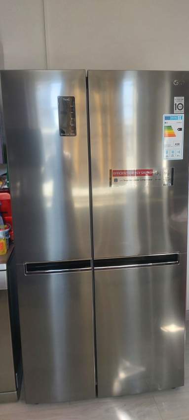 LG Platinum Silver Side by Side Refrigerator Inverter Compressor(626L) - 5 - All household appliances  on Aster Vender