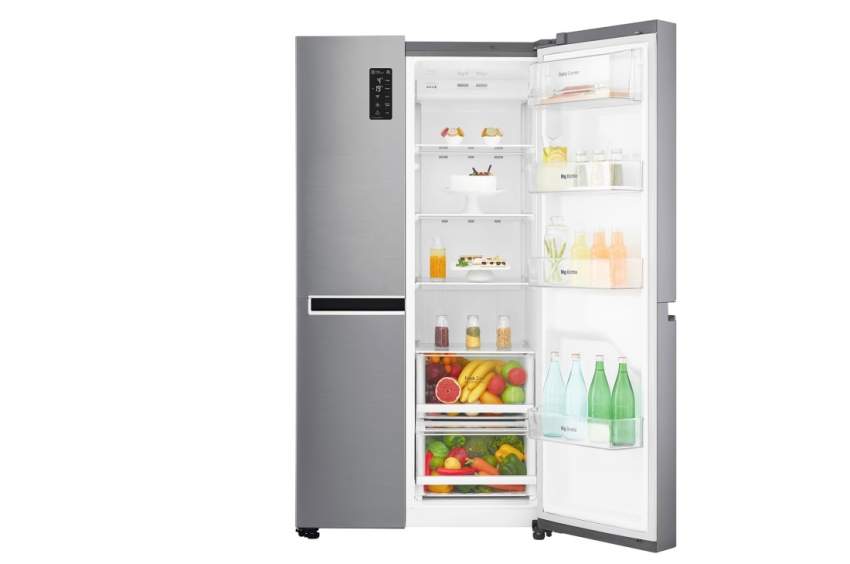 LG Platinum Silver Side by Side Refrigerator Inverter Compressor(626L) - 2 - All household appliances  on Aster Vender