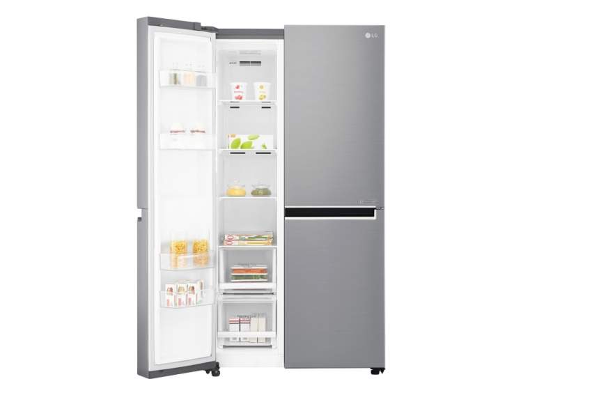 LG Platinum Silver Side by Side Refrigerator Inverter Compressor(626L) - 1 - All household appliances  on Aster Vender