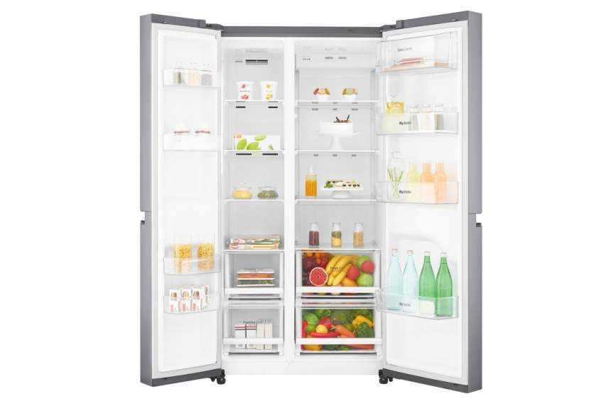 LG Platinum Silver Side by Side Refrigerator Inverter Compressor(626L) - 3 - All household appliances  on Aster Vender