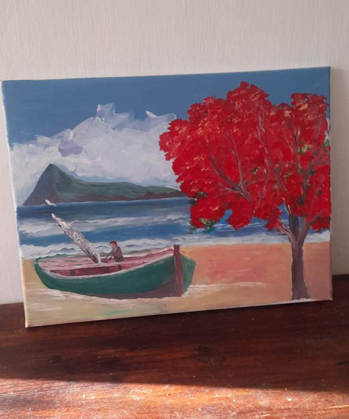 Mauritius Seaside - Wall Paint - Wall Art - 0 - Interior Decor  on Aster Vender