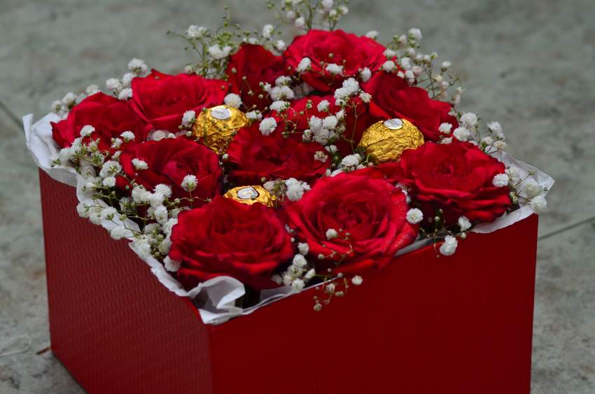 Cherry & Mint floral creation - 1 - Creative crafts  on Aster Vender