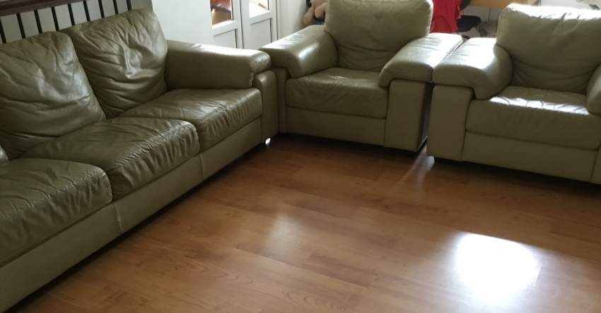 Set de canapé en cuir  - 2 - Living room sets  on Aster Vender