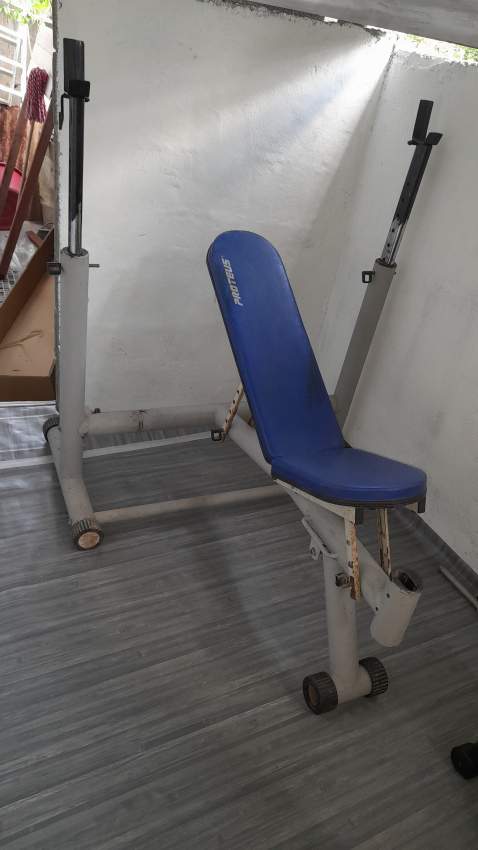 Bench and leg prese  on Aster Vender