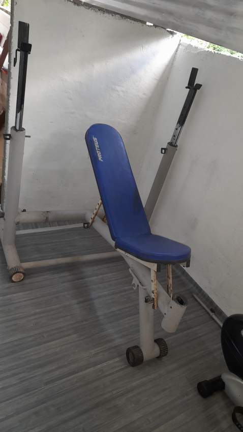Bench and leg prese - 1 - Fitness & gym equipment  on Aster Vender